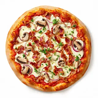 Pizza De Carbonara (20 Cm.)