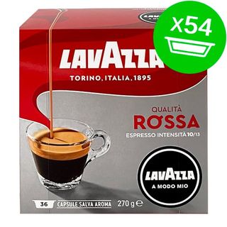 54 Capsule Lavazza A Modo Mio Qualita Rossa