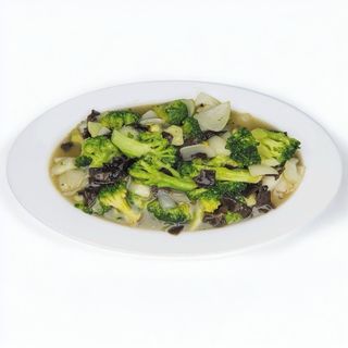 Brokuły smażone z czosnkiem