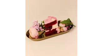 Tort Red Velvet porcja