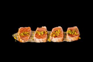 Salmone Tataki Pistacchio