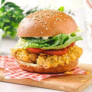 Hamburguesa Crujiente de Pollo 