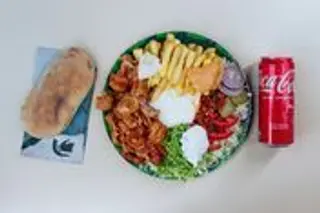 Meniu Gyros XXL la farfurie Puișor