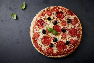 14: PIZZA NEPOILITANA  FAMILIAR 