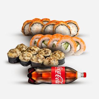 Сет 4 + Coca - Cola (24 шт.)