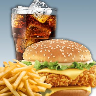 Menú Hamburguesa De Pollo Crujiente