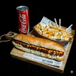 Combo Dvocijevka XL + pomfrit + Coca-Cola