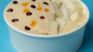 ღომი და ყველი ბაჟე საფირმო დიდი პორცია