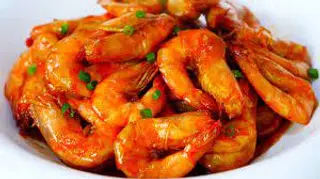 Red Cooked Prawns  with shells 红烧 明虾