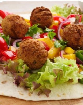 Menù piadina falafel