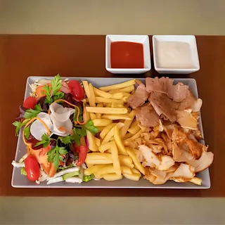 Talerz kebab duży
