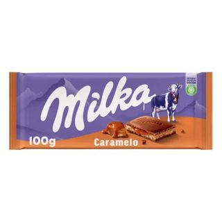 Chocolate con Leche Relleno De Caramelo Milka 100 Gr.