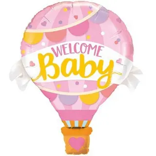 Balon Folie Welcome Baby Balon Aer Cald