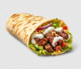 Durum roll De Pollo