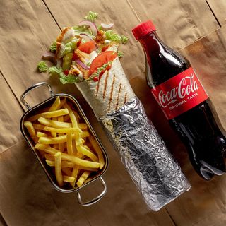 Комбо з  маминою домашньою шаурмою за бабусиним рецептом