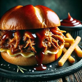 Burger Pulled Pork BBQ
