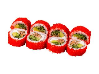 Kalifornia w tobiko z pieczonym łososiem (310g)