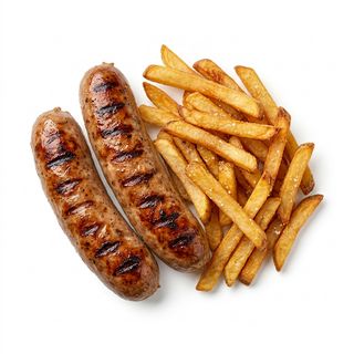 Sausage Pair With Chips