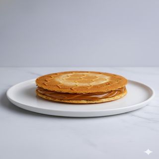 Oblea con dulce de leche