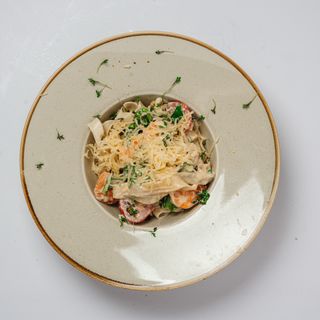 Паста с креветками 