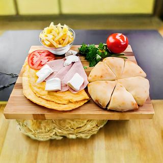 Omlet sa sirom i šunkom