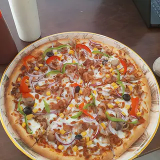 Pizza Mediana Kebab + Verduras