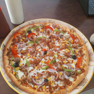 Pizza Mediana Kebab + Verduras