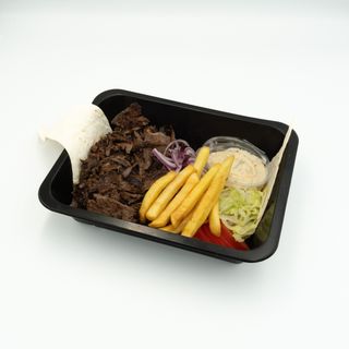 Talerz kebab wołowy