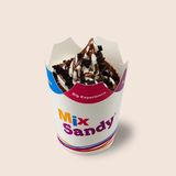 Sandy + salsa y topping ¡A tu gusto!