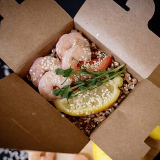 Кашка з креветками 