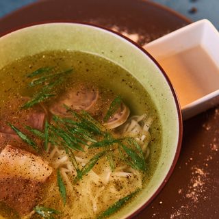 Солянка с кониной и жидким куртом