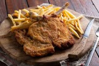 Cotoletta alla milanese con patate