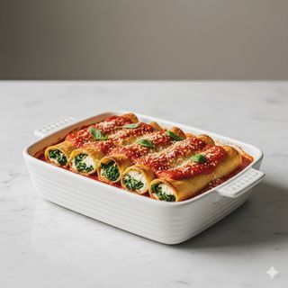 Cannelloni ricotta e spinaci