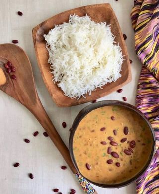 Maharagwe Ya Nazi(Coconut Beans) coconut rice