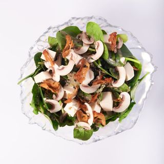 Ensalada de Tofu  y espinacas