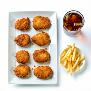 Menú Infantil Con Nuggets