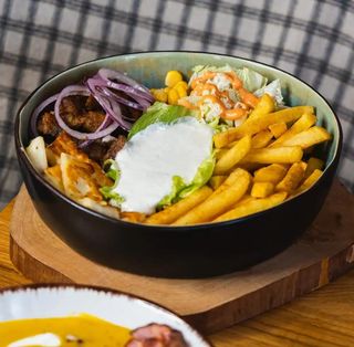 BOWL GYROS- HALLOUMI.