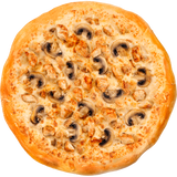 Пицца с курицей и грибами