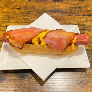 Hot Dog Bacon /Queso 