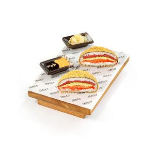 Double fish sushi burger