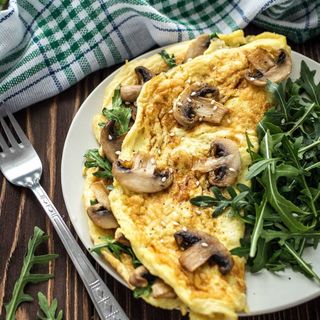 Omelete de Cogumelos