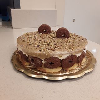 Torta cookies cremino al pistacchio