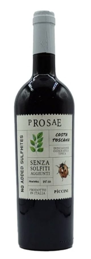 Prosae Costa Toscana Senza Solfiti Aggiunti 75 cl