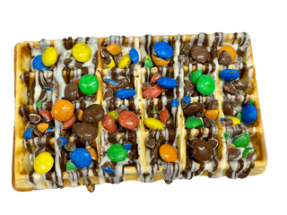M&M Magic waffle