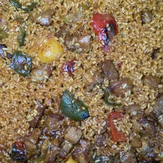 Arroz con magra y verduras