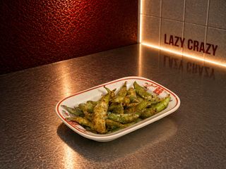 Edamame în aluat cu furikake