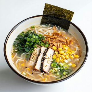 Miso ramen vegetariano.