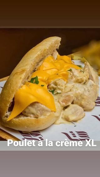 Sandwich Poulet À La Crème