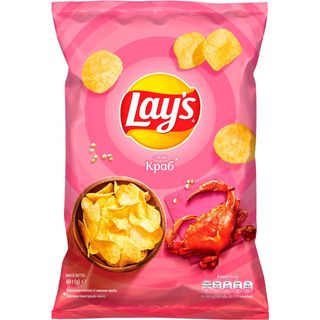 Чипси Картопляні Зі Смаком Краба, Тм "lay's" 60 Г