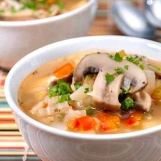 Soup with buckwheat and mushrooms 300gr